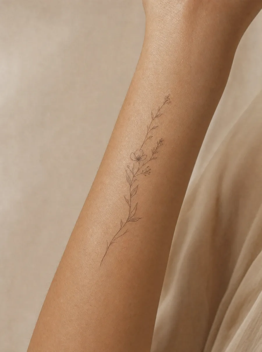 Fine Line Tattoo Stil