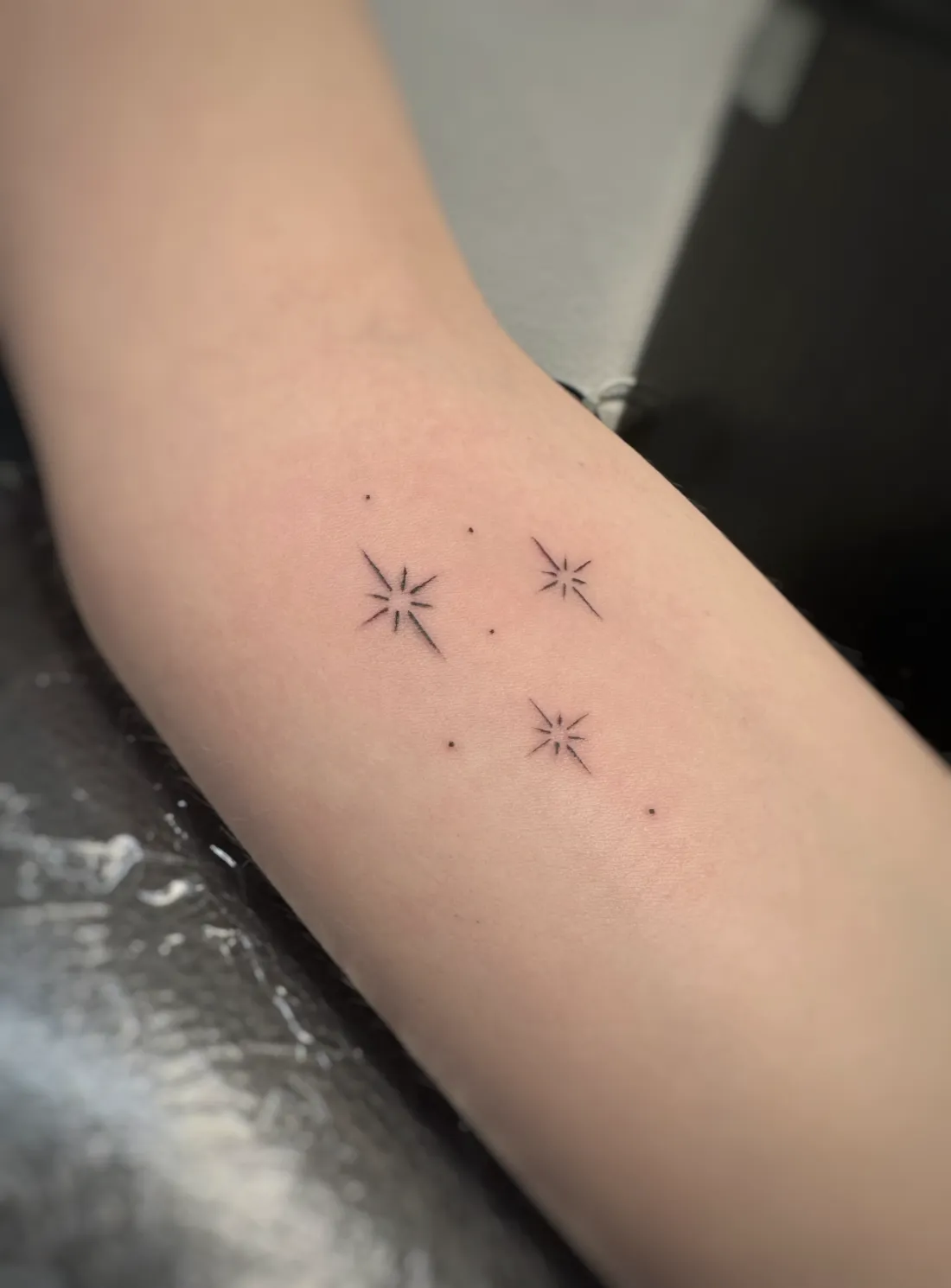 Fine Line — Fine Line Tattoo von Alexander