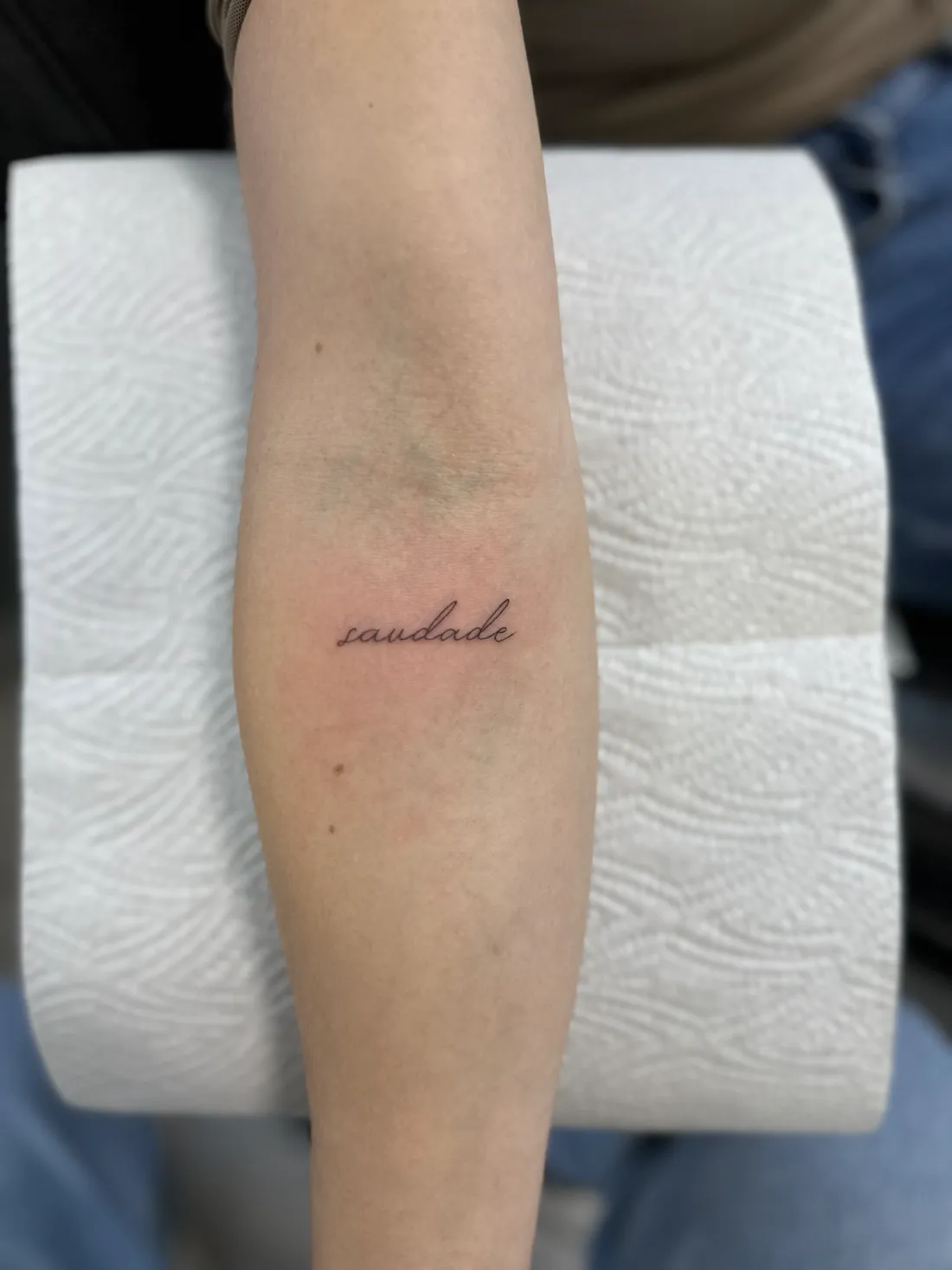 Fine Line — Fine Line Tattoo von Marko