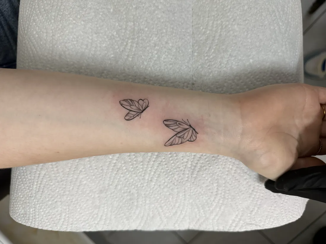 Fine Line — Fine Line Tattoo von Marko