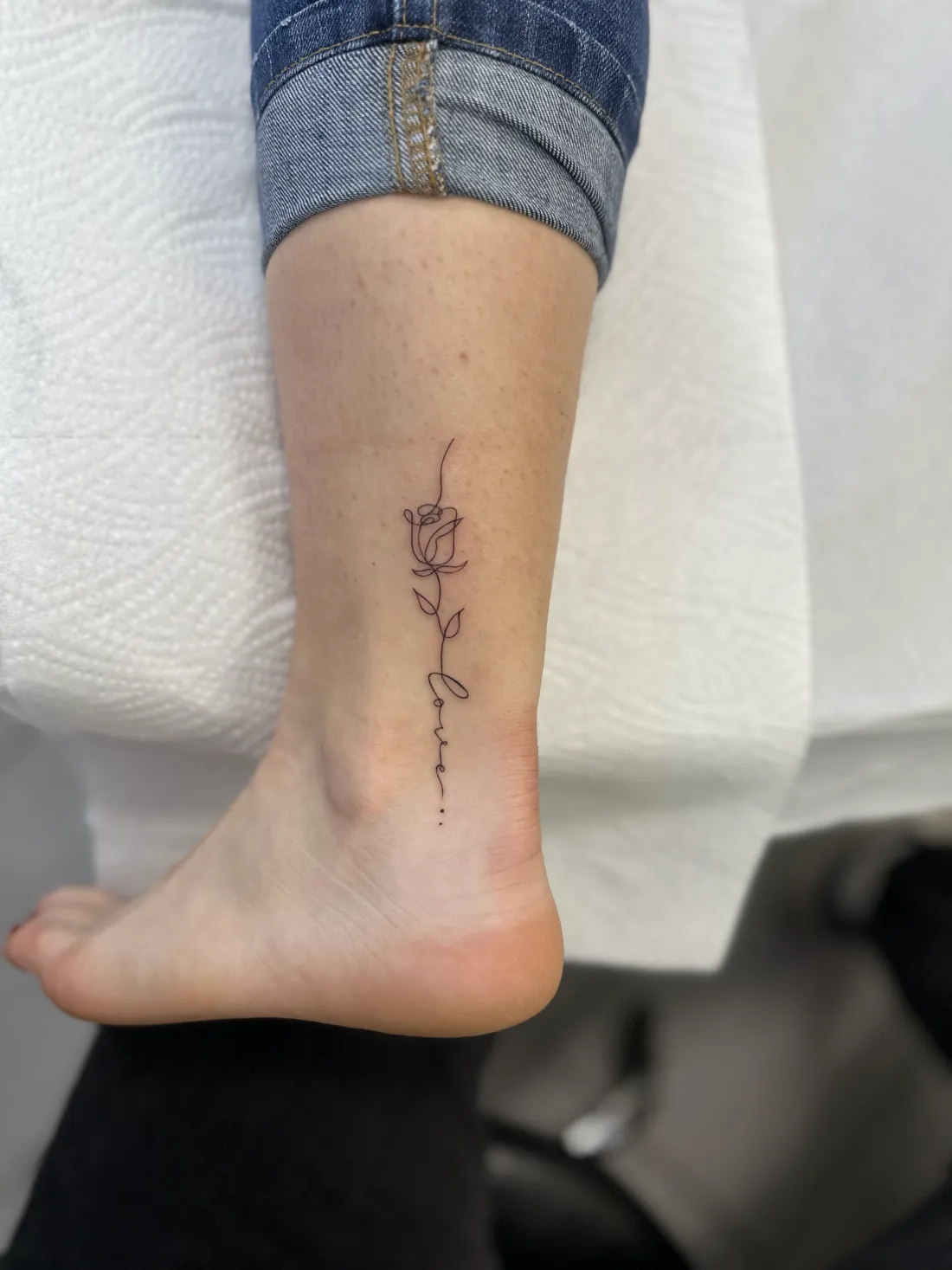 Fine Line — Fine Line Tattoo von Marko