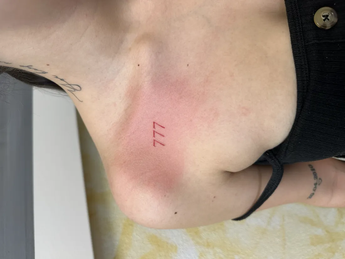 Fine Line — Fine Line Tattoo von Marko
