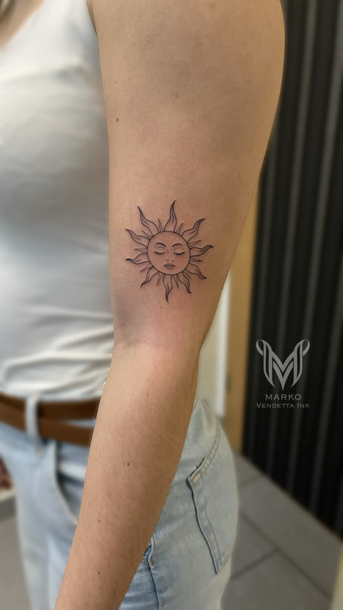 Fine Line — Fine Line Tattoo von Marko