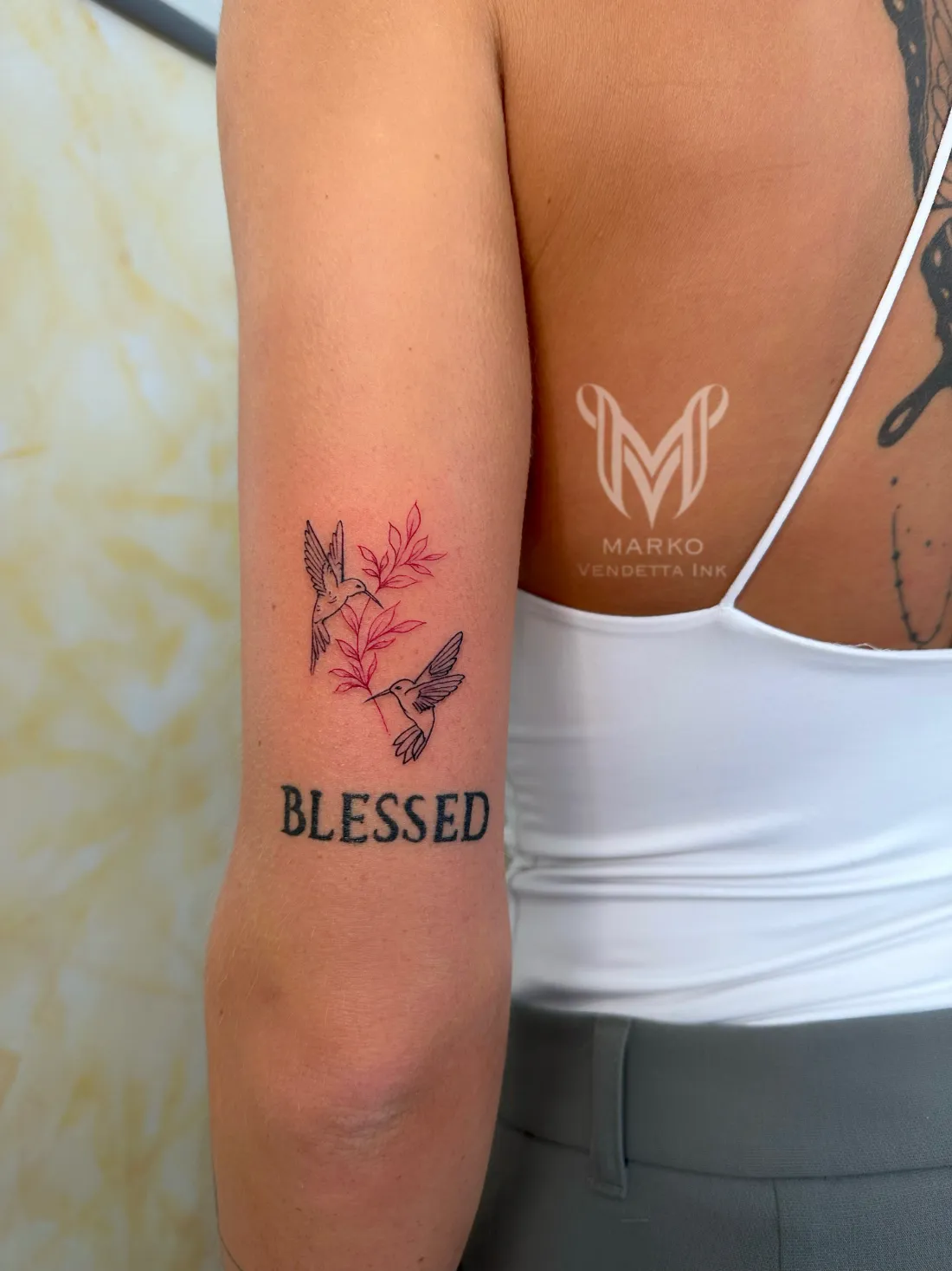 Fine Line — Fine Line Tattoo von Marko